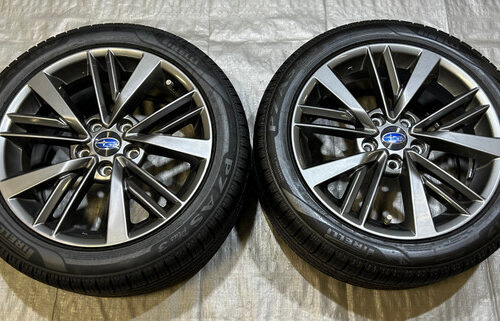 2022-2023 Subaru WRX 17" Wheels Rims w/ Tires / Pair / OEM / SW005