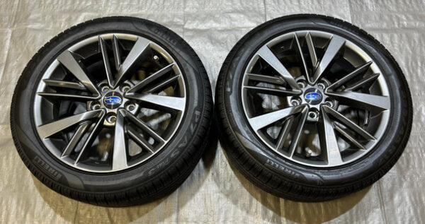 2022-2023 Subaru WRX 17" Wheels Rims w/ Tires / Pair / OEM / SW005