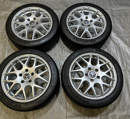 IMG_4042_3__81706 2009-2016 E89 BMW Z4 17x7.5" Velox Apex Wheels Rims w/ Tires / Set of 4 / *Minor Bend* / Z4908