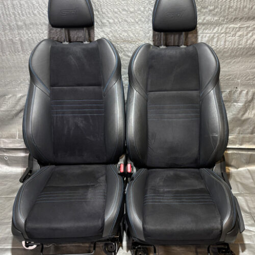 2015-2018 Subaru WRX STI Series Blue Black Suede Seats w/ Blue Stitching / 62K SS018