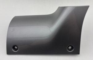2018-2025 Jeep Wrangler JL Driver Side Fender Wiper Cowl End Plate Trim Panel / Billet Silver Metallic JL012