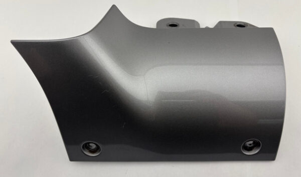2018-2025 Jeep Wrangler JL Passenger Side Fender Wiper Cowl End Plate Trim Panel / Billet Silver Metallic JL012