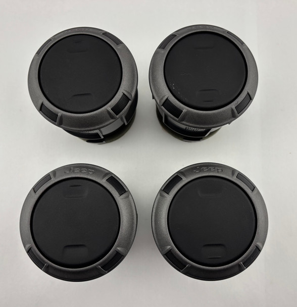 IMG_6857__80326 2011-2018 Jeep Wrangler JK Interior AC Vents / Set of 4 / Gray / 72K JK017