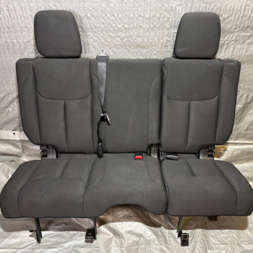 2013-2018 Jeep Wrangler JK Unlimited 4DR Black Cloth 60/40 Rear Seat Set / JK017