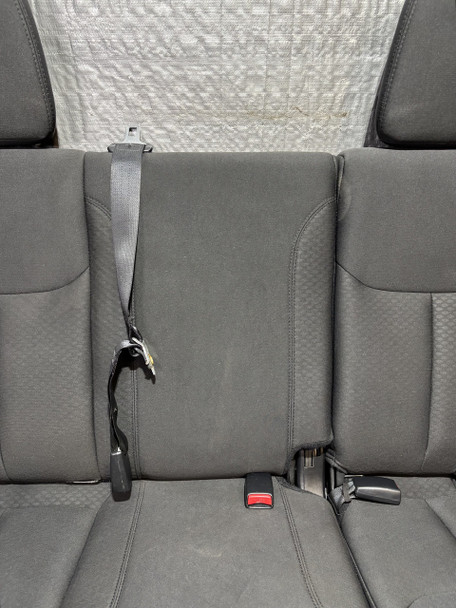 2013-2018 Jeep Wrangler JK Unlimited 4DR Black Cloth 60/40 Rear Seat Set / JK017