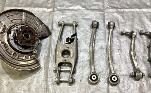 2015-2020 F80 F82 F87 BMW M2 M3 M4 Driver Rear Knee Spindle Hub w/ Control Arms / 34K B2008